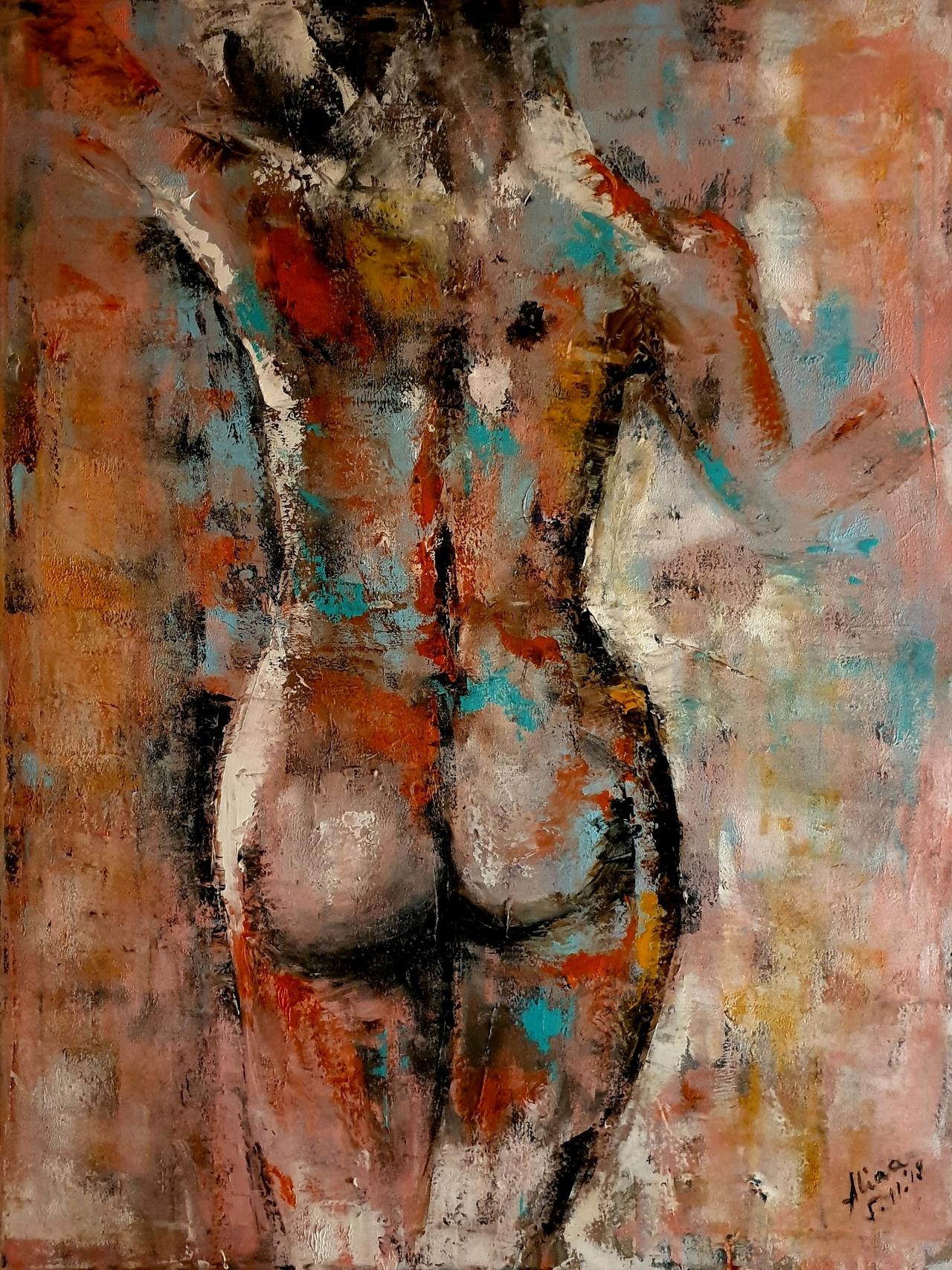 ArteDiAlina.com painting: do you remember? / Lasciando tutto alla spalle